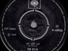 BOB DYLAN-LAY LADY LAY/PEGGY DAY-EXTRA RARE ORIGINAL INDIAN 45rpm 7