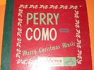 Perry Como Sings Merry Christmas Music RCA Victor Smart Set P-161 4 X 10