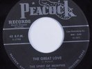 Black Gospel 45 SPIRIT OF MEMPHIS The Great Love PEACOCK HEAR
