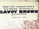 SHRINK STICKER '72  LP #1 FOGHAT BLACK CAT BONES + SAVOY BROWN HARD BLUES BOOGIE