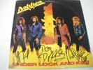 Dokken  Under Lock and Key  SIGNED LP