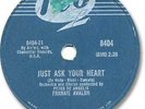 Super Rare 1959 FRANKIE AVALON Rock'N Roll 78 RPM Record. Just Ask Your Heart
