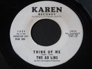 Ad Libs   Think of Me / Every Boy and Girl   Karen promo   northern soul 45 HEAR