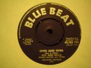 UK BLUE BEAT BB 154-ROY AND MILLIE-OVER AND OVER/I`LL GO-VG+