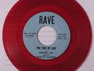 GEORGE JAY & ROCKIN' RAVENS: Cross My Heart / You Took My Love 45 (red wax, roc