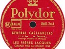 Les Freres Jacques - General Castagnetas / La Gavotte des Batons - 1950