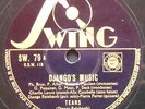 DJANGO REINHARDT TEARS 78 rpm SWING