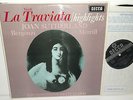 SXL 6127 Verdi La Traviata H/lights Sutherland Bergonzi Merrill / Pritchard WBG