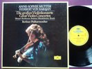 DGG, 4 LP box, MUTTER, KARAJAN: Violin Concerts, MOZART, BEETHOVEN, BRAHMS,..NM