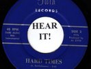 The Corvairs GARAGE SURF INSTRO 45 (Twin 9775/6 rite press) Hard Times/Talk To