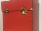 Beau Brummel Vintage Record Box Red With 2 Keys Lp 12