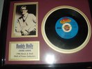 Buddy Holly Hall of Fame Inductee Photo & That'll Be the Day 45 Record