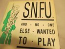 SNFU, And No One Else Wanted To Play, 1st print Vinyl