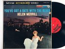 HELEN MERRILL: YOU'VE GOT A DATE WITH THE BLUES metrojazz LP / MONO DG EX
