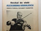 ALEXANDRU RADULESCU viola recital Enescu Purcell Schubert ELECTRECORD