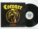 CORONER Punishment For Decadence EX+ ORIG 1988 1st US Press w/ Insert PROMO