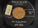 JIMMY DANTE & THE INFERNOS 45RPM GIRL OF MY DREAMS / KO-KO-MO