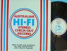 Australian Hi-Fi Stereo check out Record Sound system Test Record NM ‘77