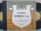 Urania URLP 401: Bruckner Symphony No 4, LSO, Herman Abendroth 2-LP RARE