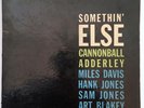 * CANNONBALL ADDERLEY Somethin' Else RVG EAR MONO Miles Davis LP BLUE NOTE 1595