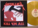 METALLICA kill em all RE LP*YELLOW GOLD VINYL*LIMITED*NEW*MINT*COLLECTOR