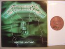 METALLICA ride the lightning RE LP BERNETT*FRENCH COVER*WHITE VINYL*LIMITED*NEW*