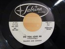 Teen Doo-Wop FRANKIE AND JOHNNY Do You Love Me/ My First Love SABRINA 101 Promo