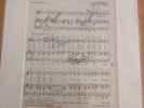 The Beatles 'All My Loving' mounted sheet music with signatures