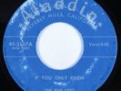 Doo Wop R&B 45 FIVE KEYS If You Only Knew ALADDIN HEAR