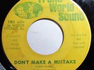 THE MANDELLS-DON'T MAKE A MISTAKE /ALL OR NOTHING ON TRANS WORLD SOUND NORTHERN