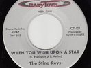 STING REYS - Crazy Town 101 - When You Wish Upon a Star - 1964 DOO-WOP 45 VG/VG+