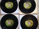 4 BEATLES Apple 45's - Lady Madonna, Hey Jude, Get Back, Ballad of John & Yoko