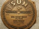 Highly Collectable & Sought Vintage Sun Records Elvis Presley Brass Belt Buckle