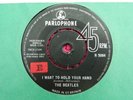 BEATLES 1963 UK 1st PRESS I WANT TO HOLD YOUR HAND RARE 'E' TEST PLAYED STICKER