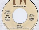 Move 45 Do Ya NM 1972 First Version BB # 24 USA UA 50928 Early ELO DJ Promo