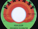 Rock 45 CREEDENCE CLEARWATER REVIVAL Green River FANTASY HEAR VG++ promo