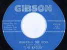 Rockabilly Tittyshaker 45 EXCELS Walking The Dog GIBSON HEAR
