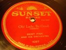 JAZZ BERT FISK Oh  Lady, Be Good GERSHWIN/OWEN FALLON SUNSET 1097 E- Rare WCoast