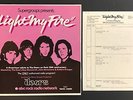 THE DOORS Light My Fire RARE 3LP RADIO SHOW Live Tracks+Interviews w/CUE SHEETS