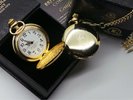 Signed DAVID BOWIE POCKET WATCH 24k Gold Clad Luxury Case Autographed Gift