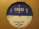 CHUCK BERRY – Oh Baby Doll / Lajaunda     CHESS 1664 – 78rpm   EX  Rock N Roll