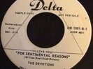 The Devotions Rip Van Winkle 1964 Rare White Label Promo 45 Collectible Delta