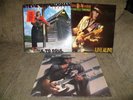 STEVIE RAY VAUGHAN AND DOUBLE TROUBLE - TEXAS FLOOD,SOUL TO SOUL, LIVE ALIVE LP