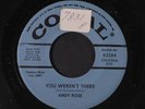 ANDY ROSE & GROUP: You Weren't There / Don't Ask Me 45 (dj, tol) Vocal Groups