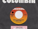 BRUCE SPRINGSTEEN  Born To Run / Meeting Across The River  45 with jukebox tab