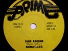 SHOP AROUND & YOU REALLY GOT A HOLD ON ME The Miracles 78rpm Jukebox Record NOS