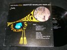 SEATTLE WORLD'S FAIR LP Oddity JACKIE Souders Die-Cut GATFOLD SEAFAIR Is PRIVATE