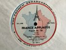 FRANCE APPLAUDS French Broadcasting #199-200 Pop/EZ RADIO TRANSCRIPTION 2xLP