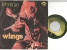 WINGS PAUL McCARTNEY letting go / the answer 7” 45 Unique PS Portugal 1975 Apple