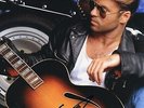 GEORGE MICHAEL VERY RARE HAND SIGNED 8 x 10 SEXY COLOUR PHOTO